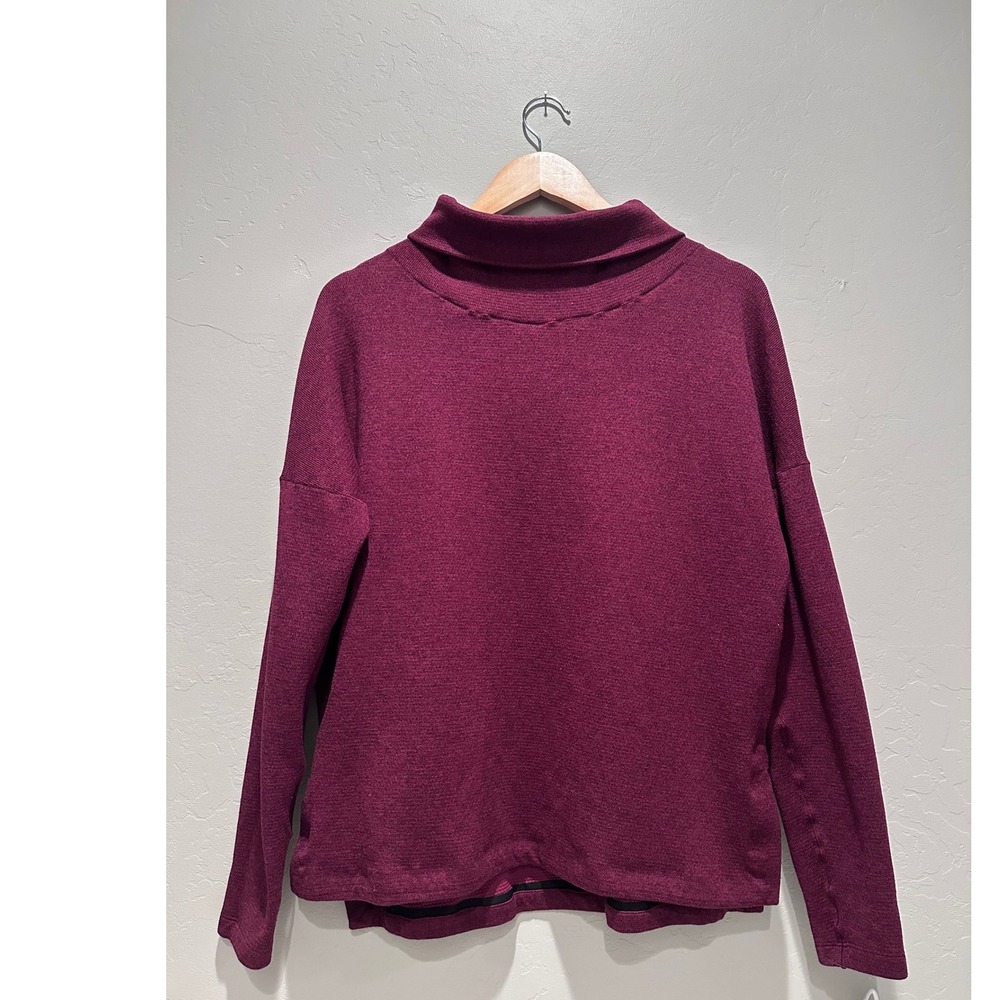 Arc'teryx Red Mock Neck‎ Laina Knit Sweater Size Medium